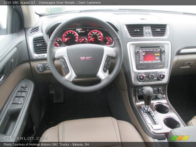 Champagne Silver Metallic / Dark Cashmere 2015 GMC Acadia SLT