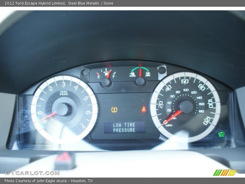  2012 Escape Hybrid Limited Hybrid Limited Gauges