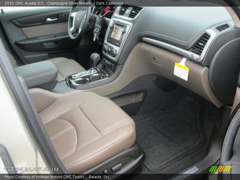 Champagne Silver Metallic / Dark Cashmere 2015 GMC Acadia SLT
