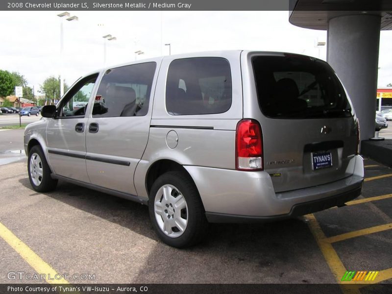 Silverstone Metallic / Medium Gray 2008 Chevrolet Uplander LS