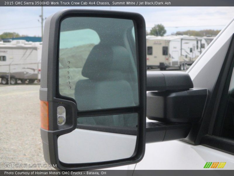 Summit White / Jet Black/Dark Ash 2015 GMC Sierra 3500HD Work Truck Crew Cab 4x4 Chassis