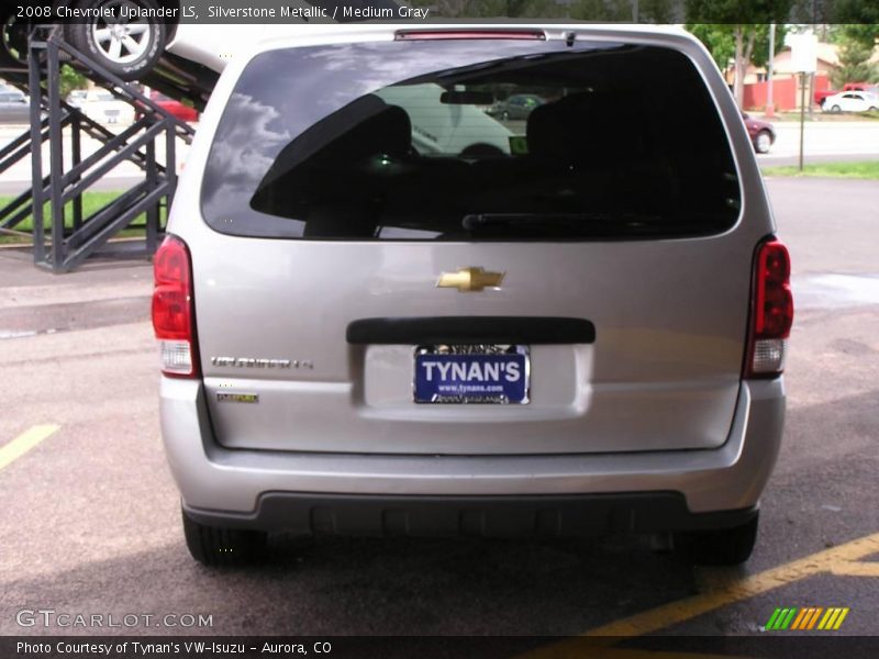 Silverstone Metallic / Medium Gray 2008 Chevrolet Uplander LS