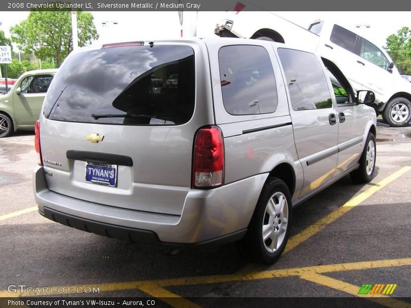 Silverstone Metallic / Medium Gray 2008 Chevrolet Uplander LS