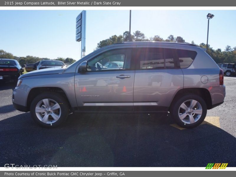 Billet Silver Metallic / Dark Slate Gray 2015 Jeep Compass Latitude