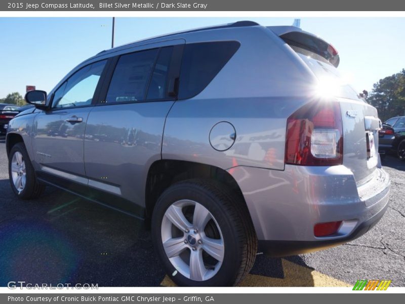 Billet Silver Metallic / Dark Slate Gray 2015 Jeep Compass Latitude