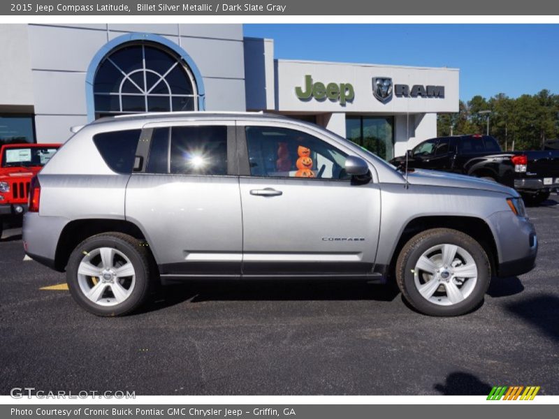 Billet Silver Metallic / Dark Slate Gray 2015 Jeep Compass Latitude
