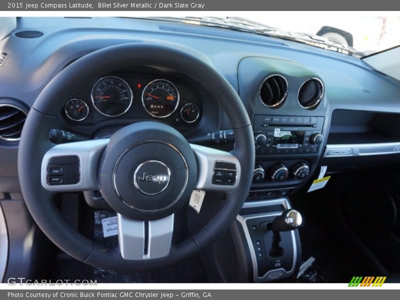 Billet Silver Metallic / Dark Slate Gray 2015 Jeep Compass Latitude
