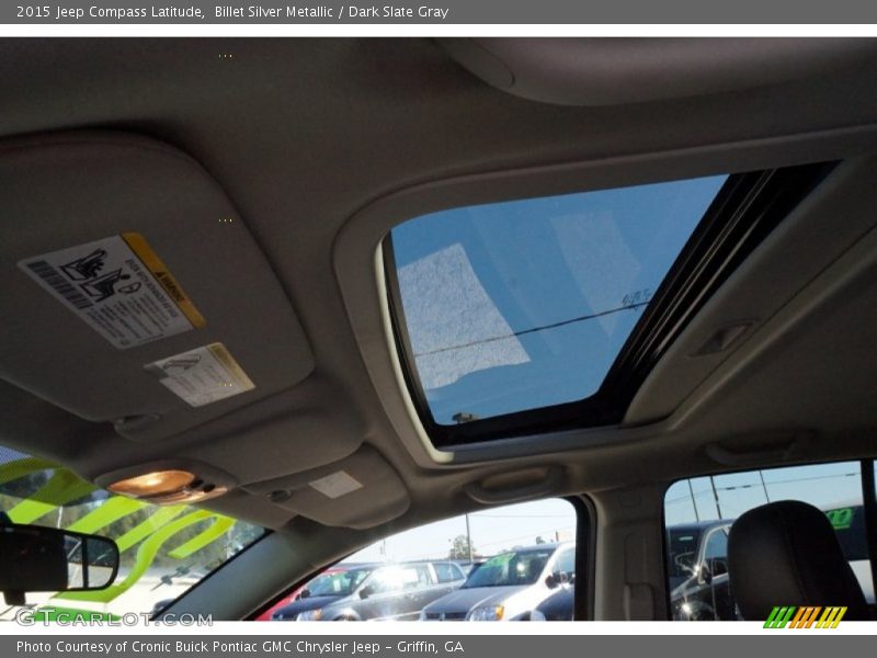 Billet Silver Metallic / Dark Slate Gray 2015 Jeep Compass Latitude