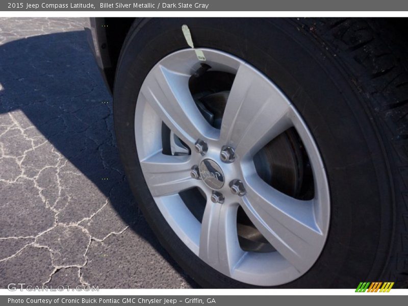 Billet Silver Metallic / Dark Slate Gray 2015 Jeep Compass Latitude