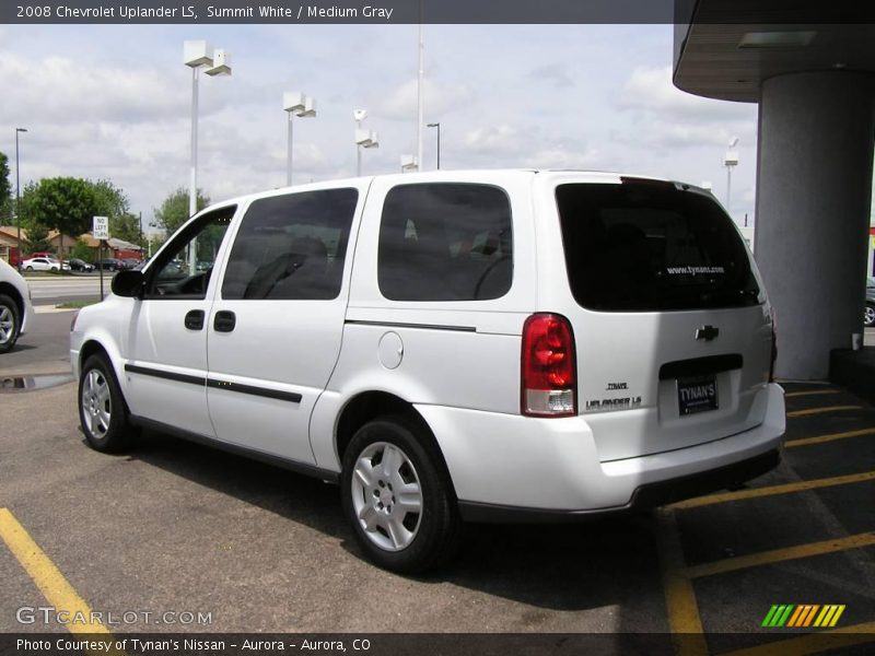 Summit White / Medium Gray 2008 Chevrolet Uplander LS