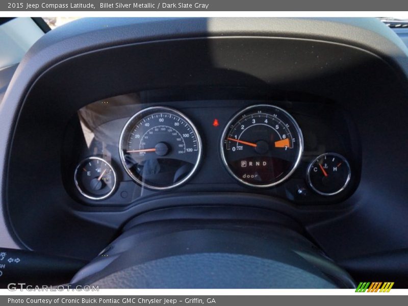 Billet Silver Metallic / Dark Slate Gray 2015 Jeep Compass Latitude