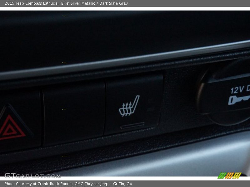 Billet Silver Metallic / Dark Slate Gray 2015 Jeep Compass Latitude