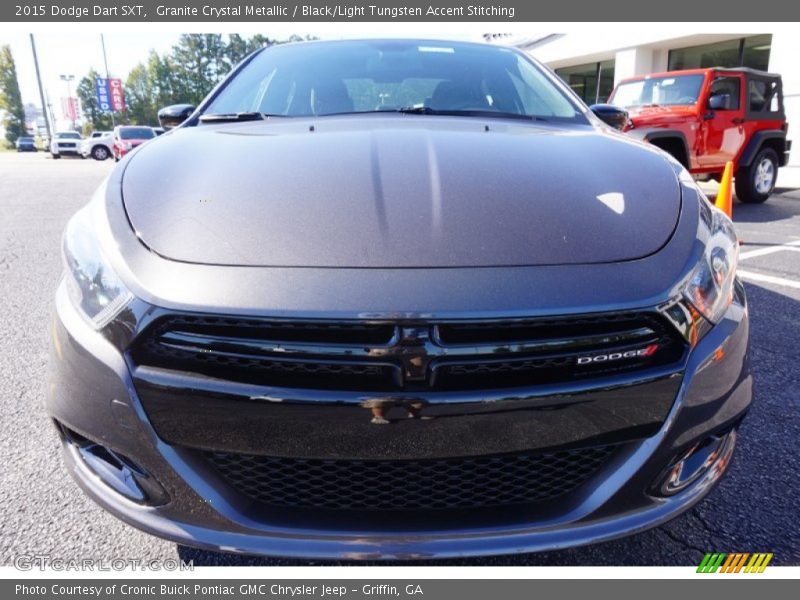 Granite Crystal Metallic / Black/Light Tungsten Accent Stitching 2015 Dodge Dart SXT