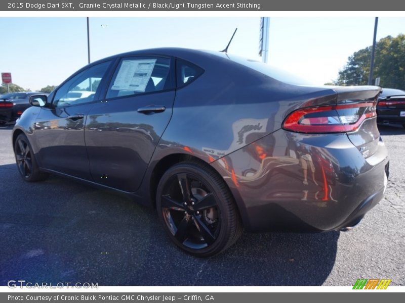 Granite Crystal Metallic / Black/Light Tungsten Accent Stitching 2015 Dodge Dart SXT