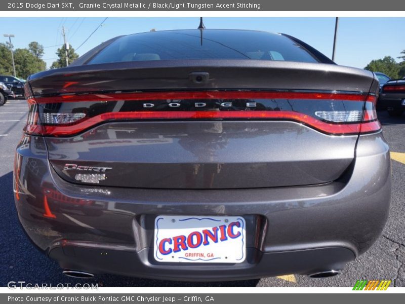 Granite Crystal Metallic / Black/Light Tungsten Accent Stitching 2015 Dodge Dart SXT