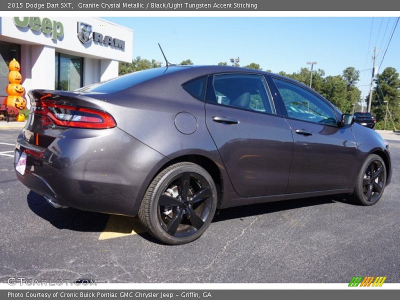 Granite Crystal Metallic / Black/Light Tungsten Accent Stitching 2015 Dodge Dart SXT
