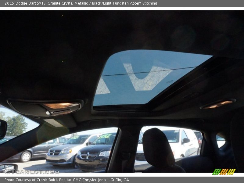 Granite Crystal Metallic / Black/Light Tungsten Accent Stitching 2015 Dodge Dart SXT
