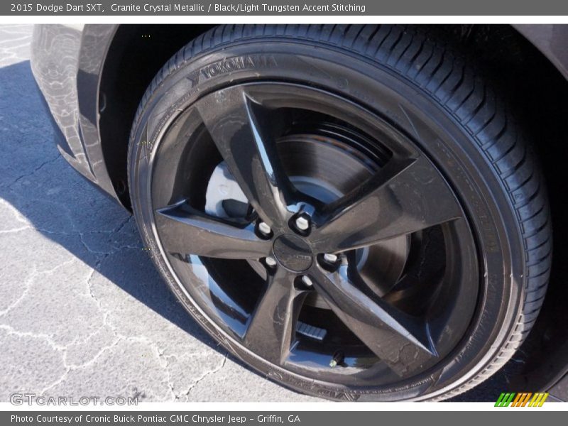 Granite Crystal Metallic / Black/Light Tungsten Accent Stitching 2015 Dodge Dart SXT