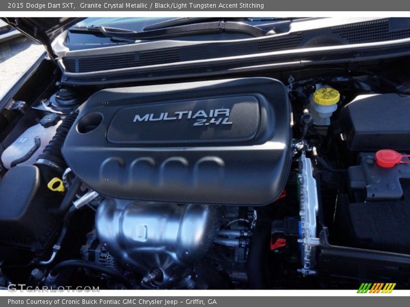 Granite Crystal Metallic / Black/Light Tungsten Accent Stitching 2015 Dodge Dart SXT