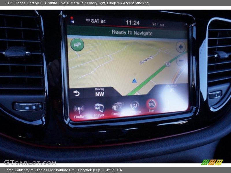 Granite Crystal Metallic / Black/Light Tungsten Accent Stitching 2015 Dodge Dart SXT