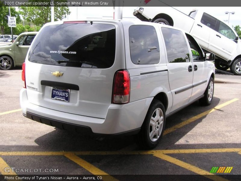 Summit White / Medium Gray 2008 Chevrolet Uplander LS