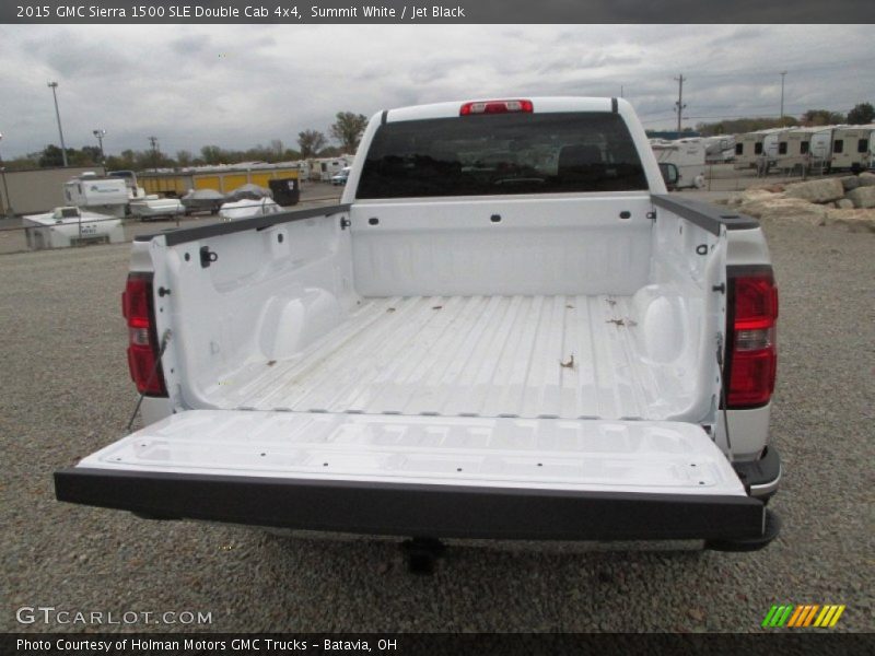 Summit White / Jet Black 2015 GMC Sierra 1500 SLE Double Cab 4x4