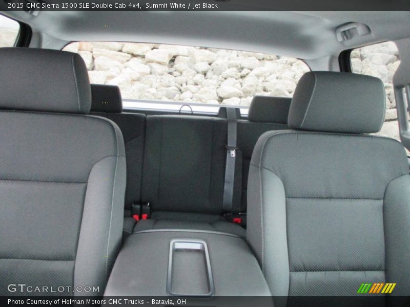 Summit White / Jet Black 2015 GMC Sierra 1500 SLE Double Cab 4x4