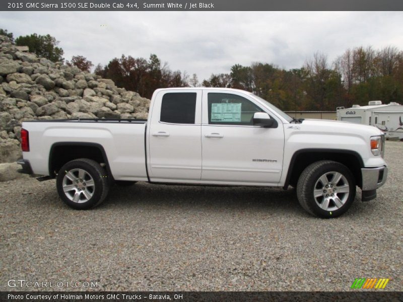  2015 Sierra 1500 SLE Double Cab 4x4 Summit White