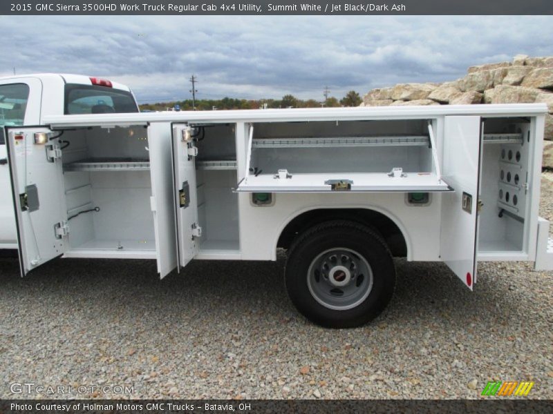 Summit White / Jet Black/Dark Ash 2015 GMC Sierra 3500HD Work Truck Regular Cab 4x4 Utility