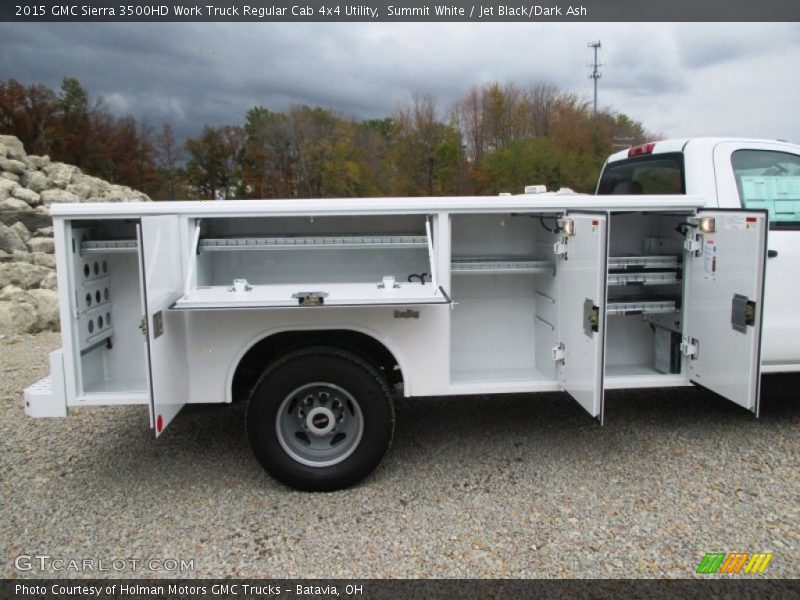 Summit White / Jet Black/Dark Ash 2015 GMC Sierra 3500HD Work Truck Regular Cab 4x4 Utility