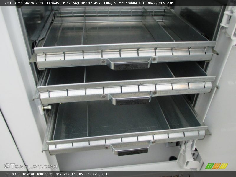 Summit White / Jet Black/Dark Ash 2015 GMC Sierra 3500HD Work Truck Regular Cab 4x4 Utility