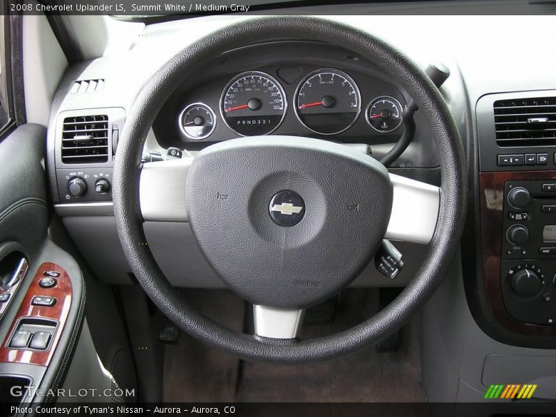 Summit White / Medium Gray 2008 Chevrolet Uplander LS