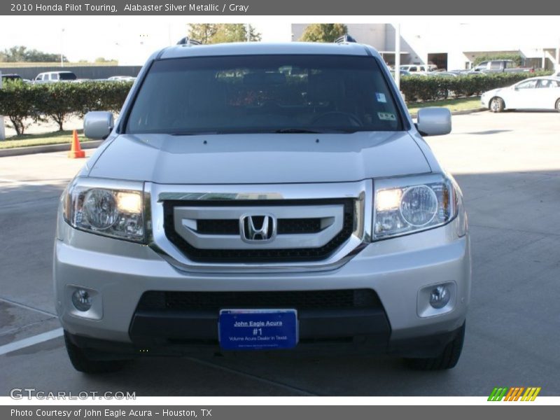 Alabaster Silver Metallic / Gray 2010 Honda Pilot Touring