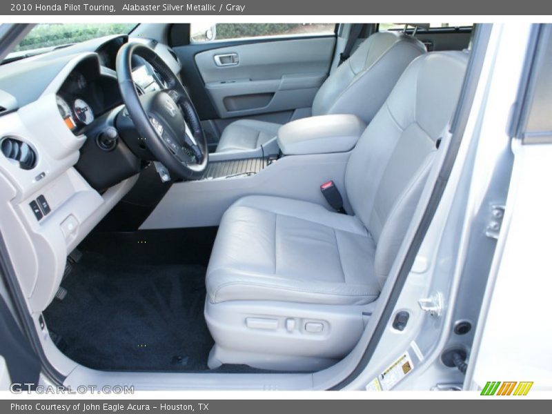 Alabaster Silver Metallic / Gray 2010 Honda Pilot Touring