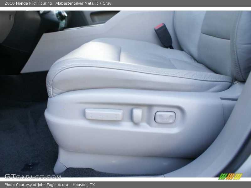 Alabaster Silver Metallic / Gray 2010 Honda Pilot Touring