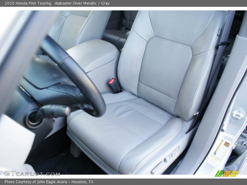 Alabaster Silver Metallic / Gray 2010 Honda Pilot Touring