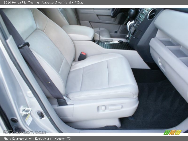 Alabaster Silver Metallic / Gray 2010 Honda Pilot Touring