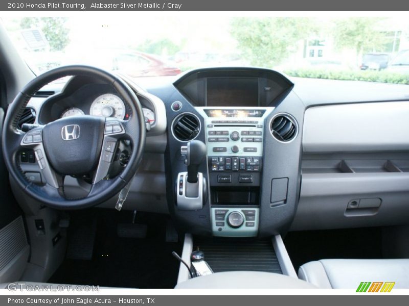 Alabaster Silver Metallic / Gray 2010 Honda Pilot Touring