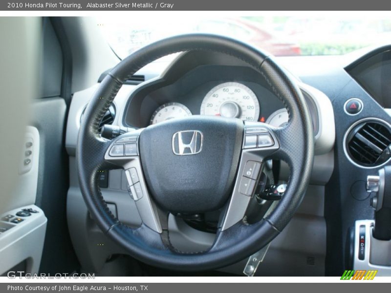 Alabaster Silver Metallic / Gray 2010 Honda Pilot Touring