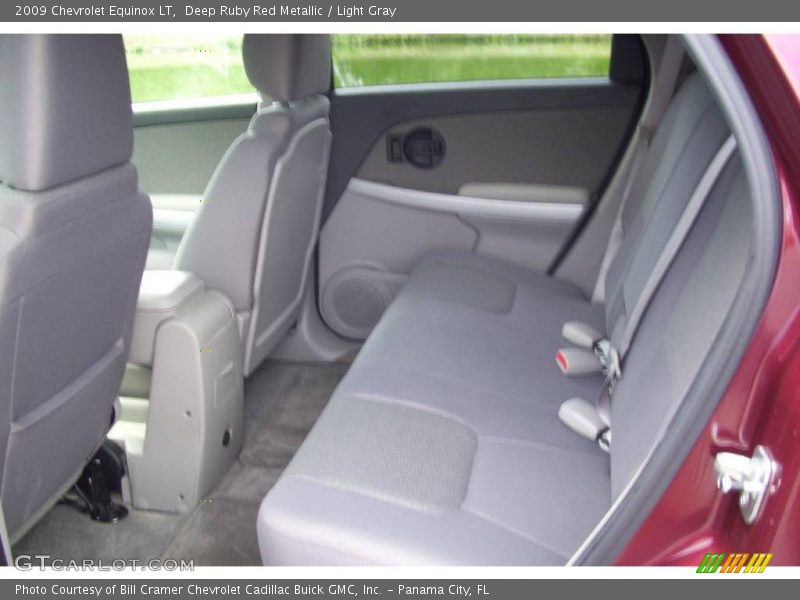 Deep Ruby Red Metallic / Light Gray 2009 Chevrolet Equinox LT