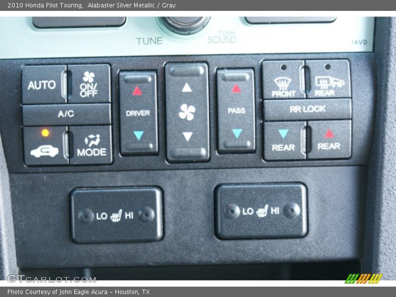 Alabaster Silver Metallic / Gray 2010 Honda Pilot Touring
