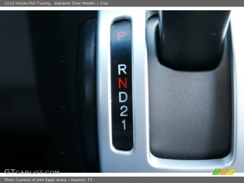Alabaster Silver Metallic / Gray 2010 Honda Pilot Touring