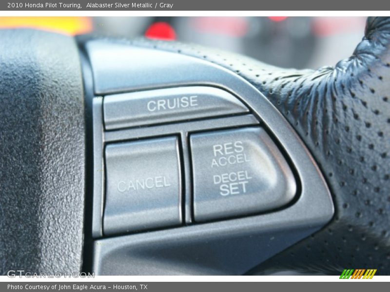 Alabaster Silver Metallic / Gray 2010 Honda Pilot Touring