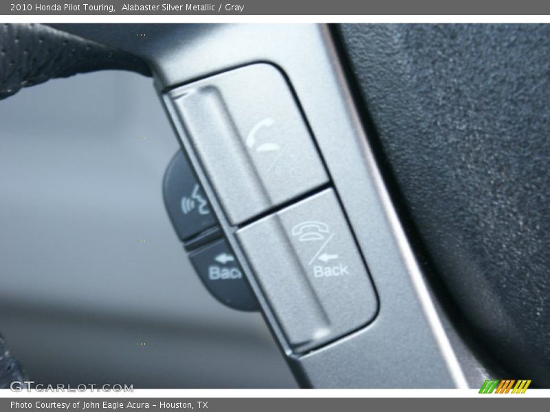 Alabaster Silver Metallic / Gray 2010 Honda Pilot Touring