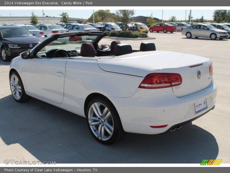 Candy White / Red 2014 Volkswagen Eos Executive