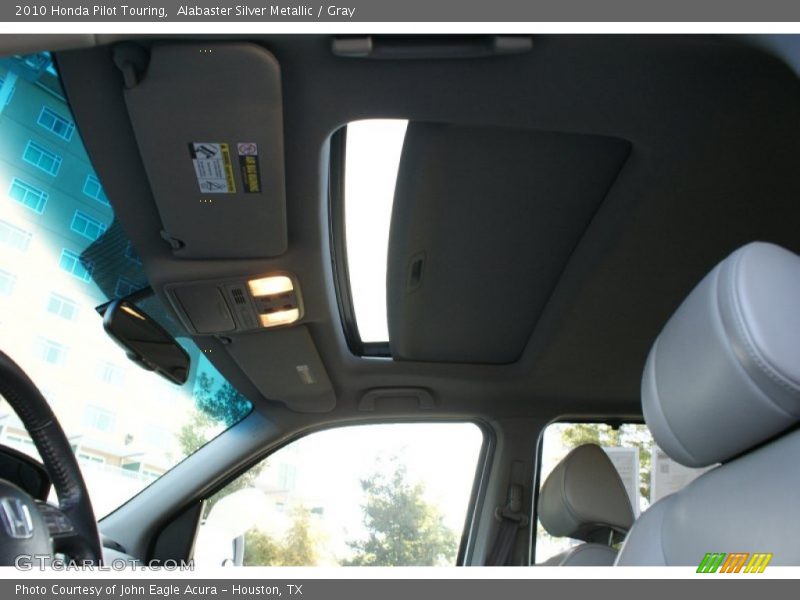 Alabaster Silver Metallic / Gray 2010 Honda Pilot Touring