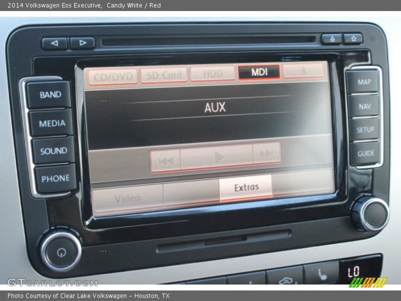 Candy White / Red 2014 Volkswagen Eos Executive