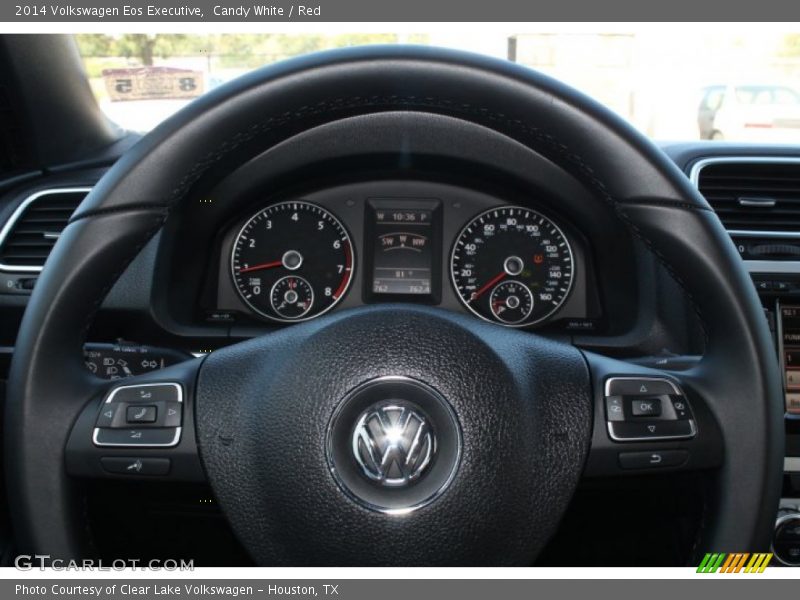 Candy White / Red 2014 Volkswagen Eos Executive