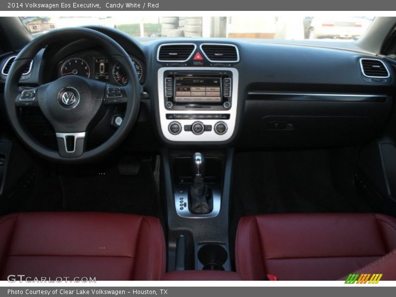 Candy White / Red 2014 Volkswagen Eos Executive