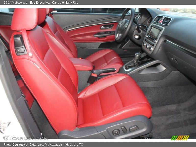 Candy White / Red 2014 Volkswagen Eos Executive